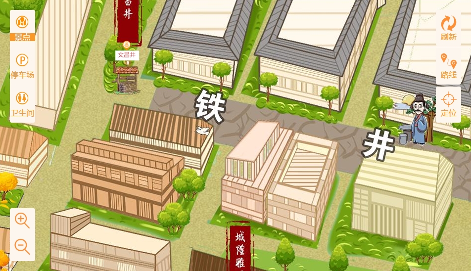 仙桃智慧景区：手绘地图与语音导览的完美融合